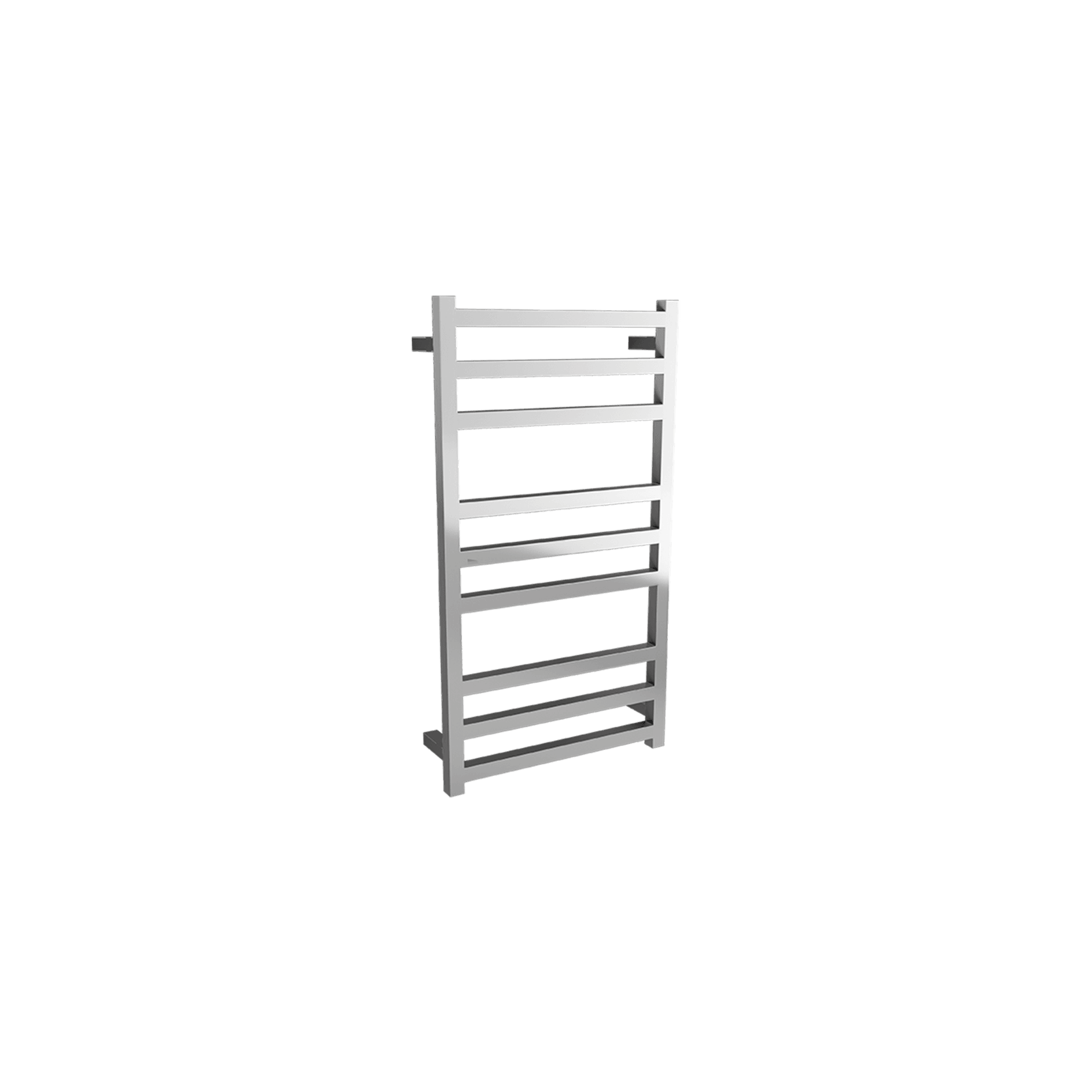 Square Towel Rail 240V 900 x 500mm Brushed Stainless gallery detail image