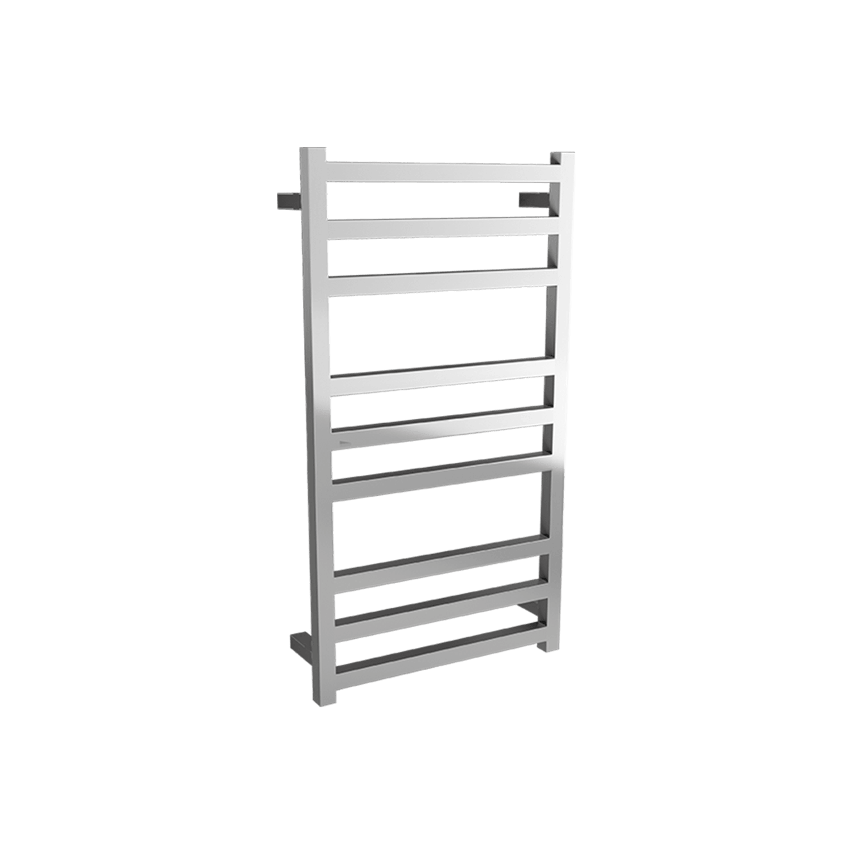 Square Towel Rail 240V 900 x 500mm Brushed Stainless gallery detail image