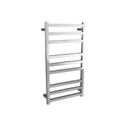Square Towel Rail 240V 900 x 500mm Brushed Stainless gallery detail image