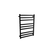 Square Towel Rail 240V 900 x 650mm Satin Black gallery detail image