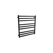 Square Towel Rail 240V 900 x 850mm Satin Black gallery detail image