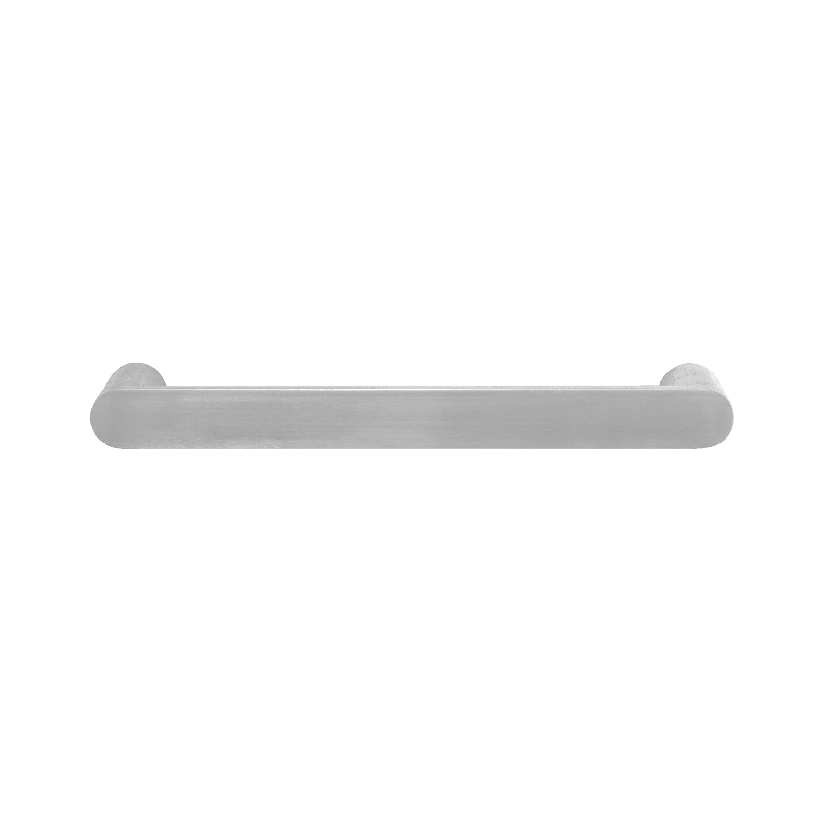 Towel Rail Single Bar Round 12V 500mm Brushed Stainless gallery detail image