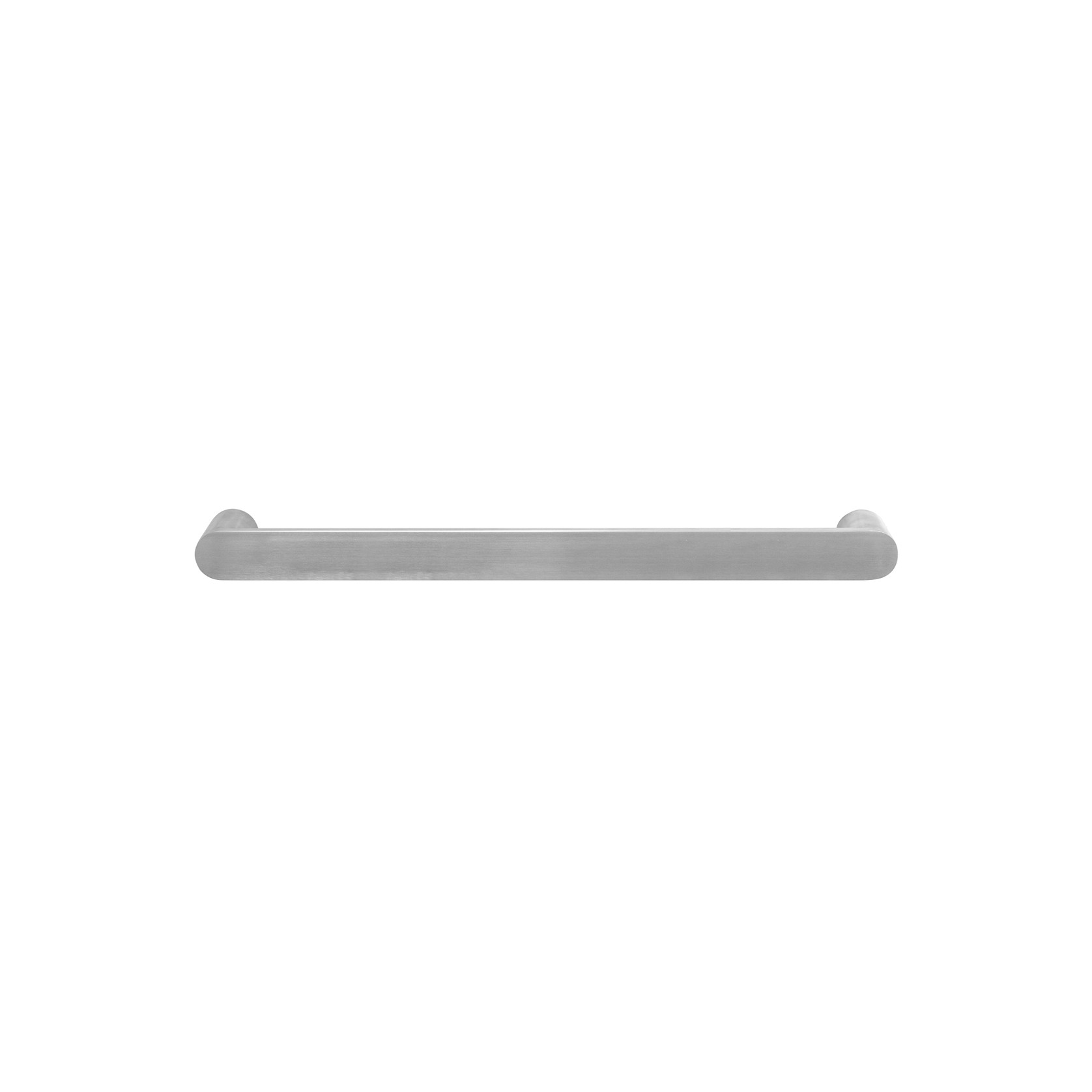 Towel Rail Single Bar Round 12V 650mm Brushed Stainless gallery detail image