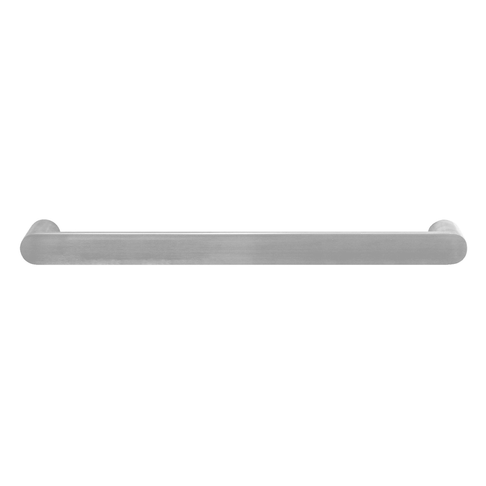 Towel Rail Single Bar Round 12V 650mm Brushed Stainless gallery detail image