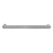 Towel Rail Single Bar Round 12V 650mm Brushed Stainless gallery detail image