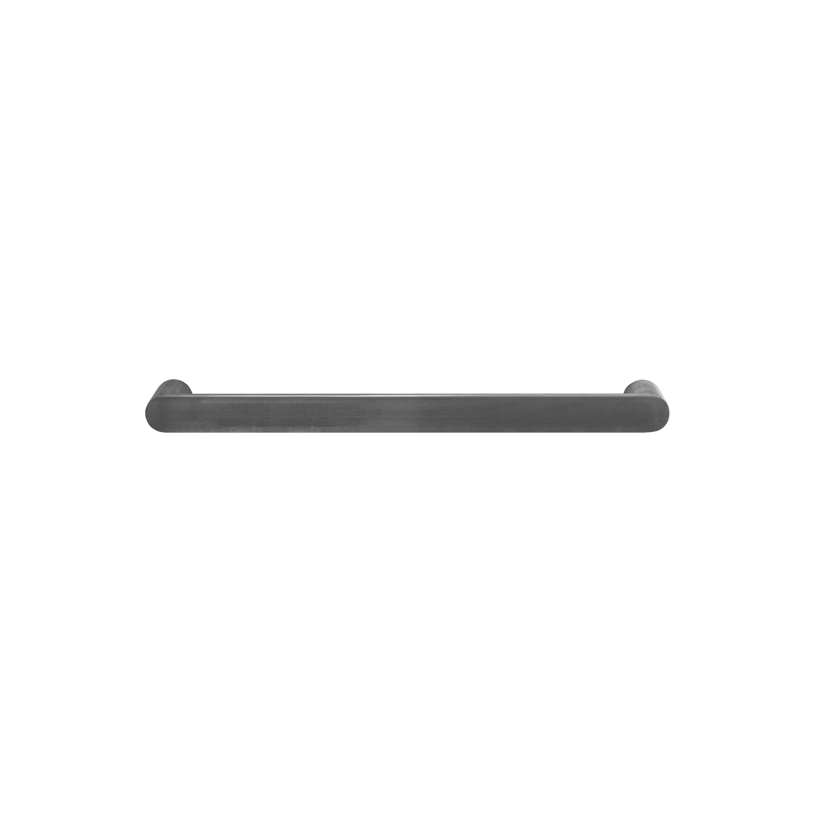 Towel Rail Single Bar Round 12V 650mm Gun Metal gallery detail image