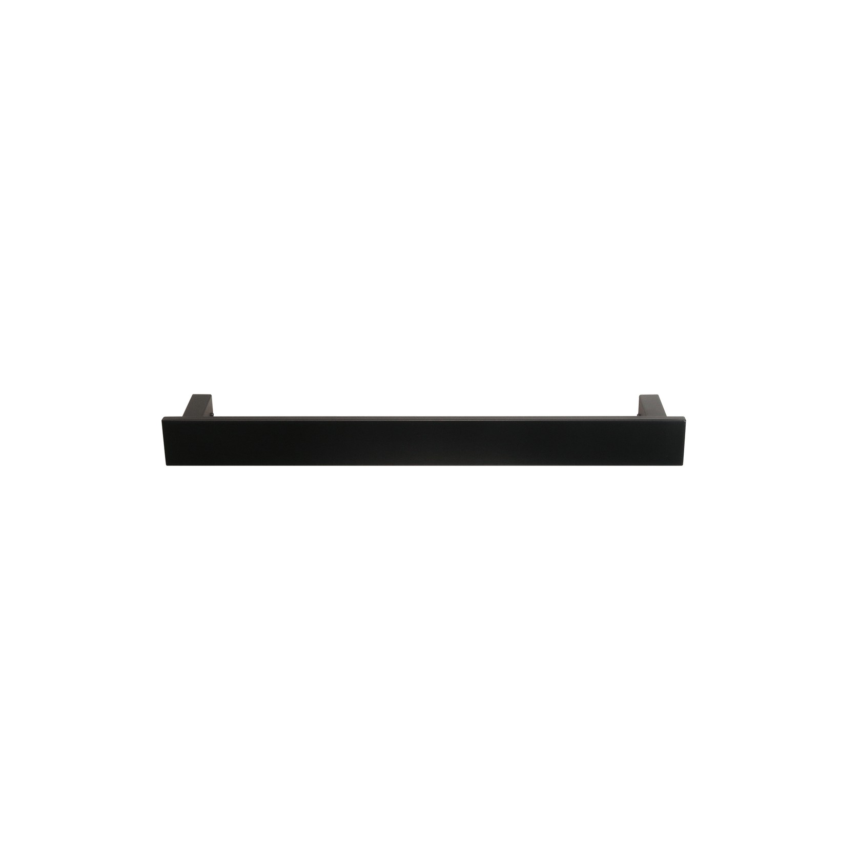 Towel Rail Bar Square 12V 500mm Satin Black gallery detail image