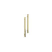 Vertical Single Towel Bar Square 12V Brushed Gold gallery detail image