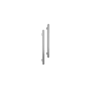 Vertical Single Towel Bar Square 12V Brushed Stainless gallery detail image