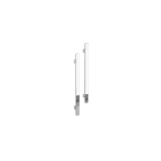 Vertical Single Towel Bar Square 12V Chrome gallery detail image