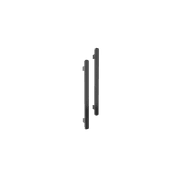 Vertical Single Towel Bar Square 12V Gun Metal gallery detail image