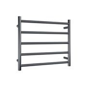 Evoke 5-Bar Heated Towel Rail - 600mm gallery detail image