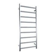 Evoke 9-Bar Heated Towel Rail Chrome 450mm gallery detail image