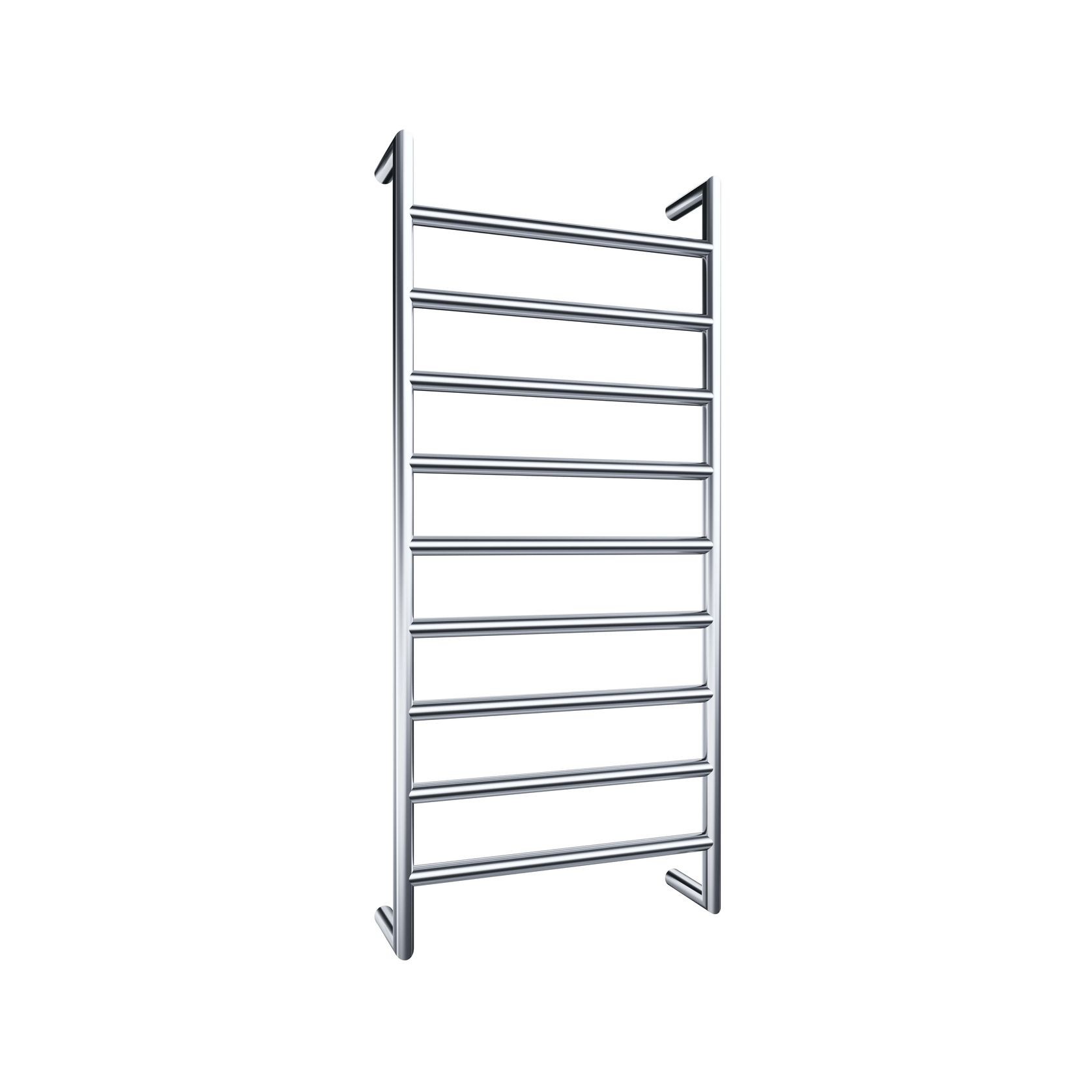 Luna 9-Bar Heated Towel Rail Chrome 450mm gallery detail image