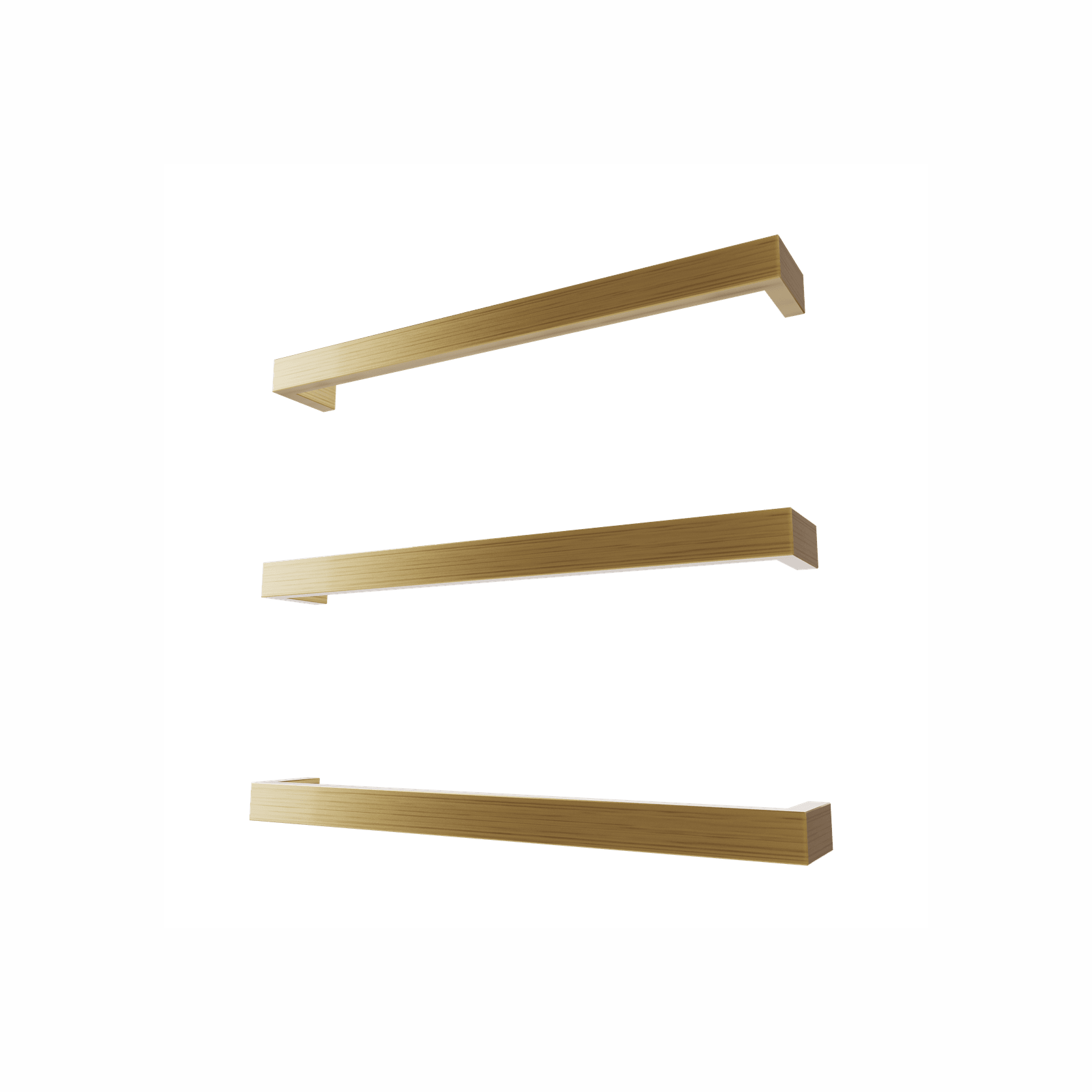 Largo Square Heated Towel Rail - 632mm gallery detail image