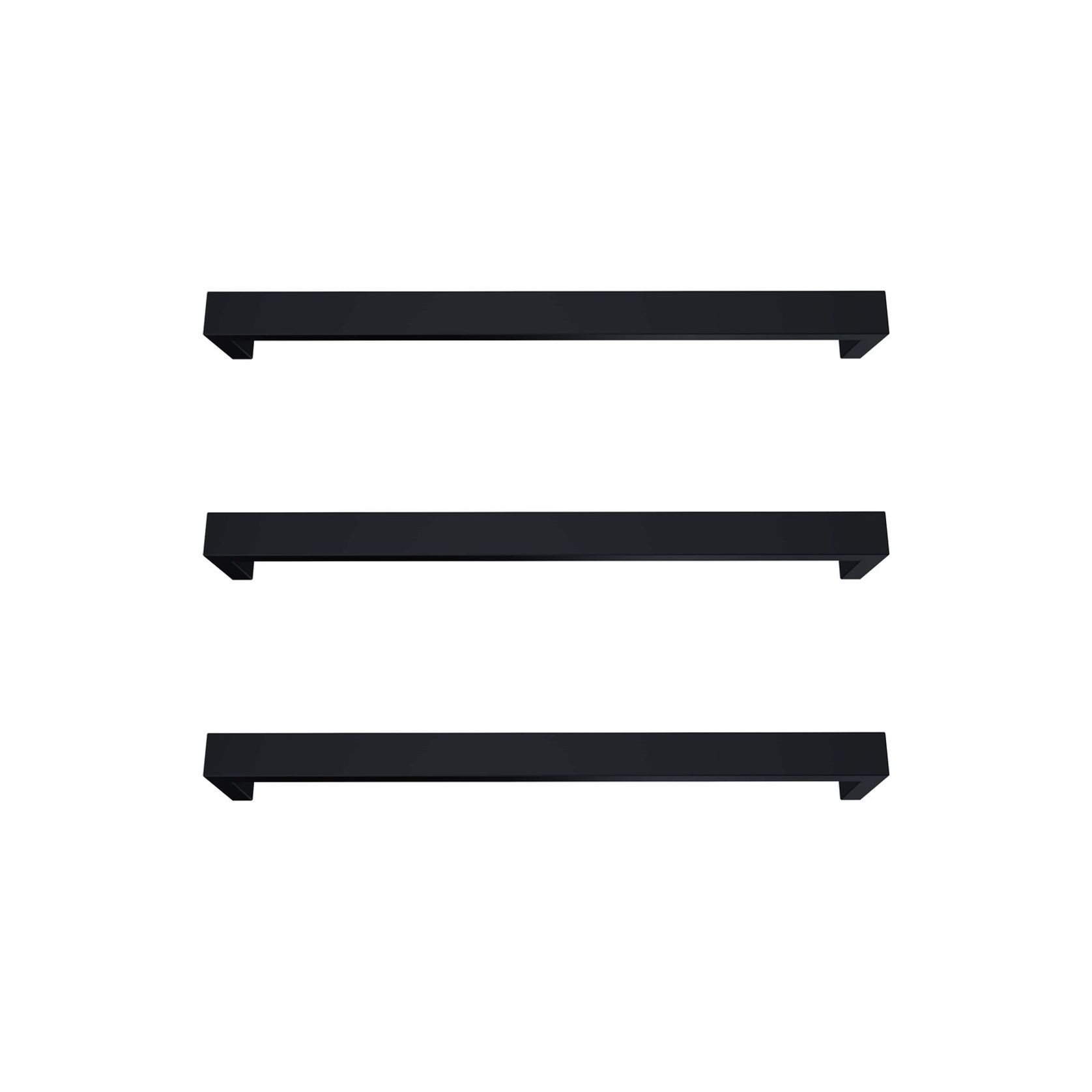 Largo Square Heated Towel Rail - 632mm gallery detail image