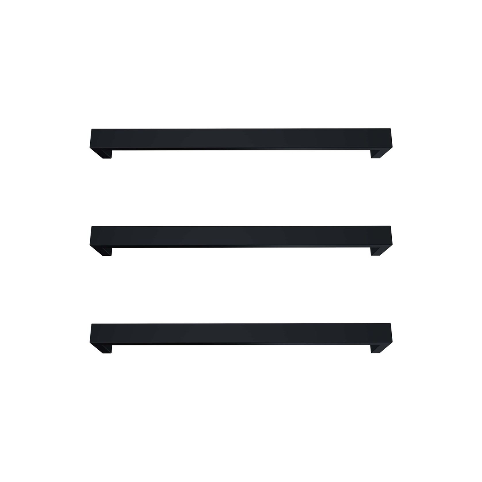 Largo Square Heated Towel Rail - 432mm gallery detail image