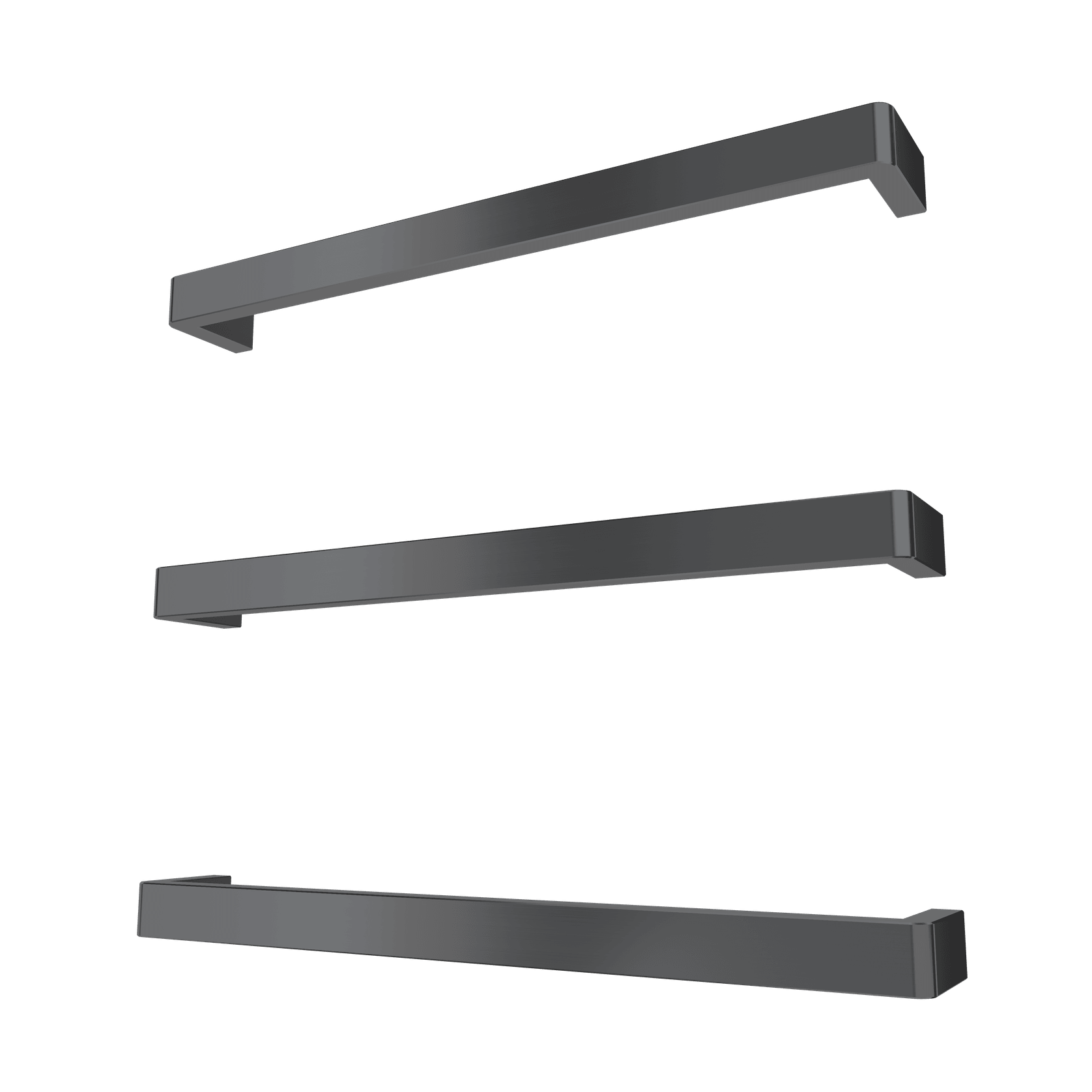 Vera Rounded Heated Towel Bar - 832mm gallery detail image