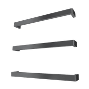 Vera Rounded Heated Towel Bar - 832mm gallery detail image