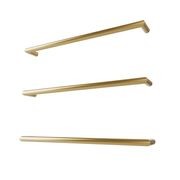 Toro Round Heated Towel Rail - 632mm gallery detail image