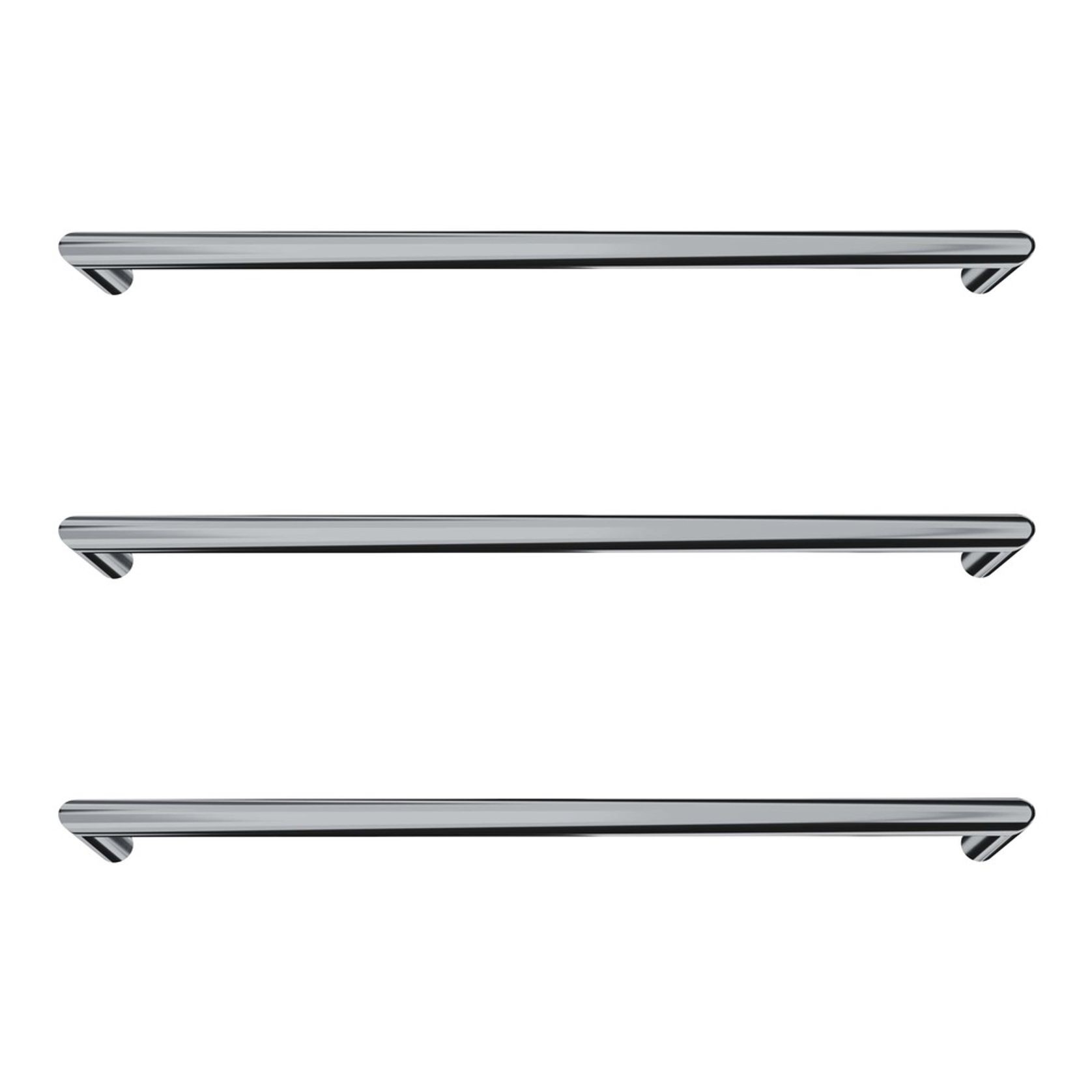 Toro Round Heated Towel Rail - 432mm gallery detail image