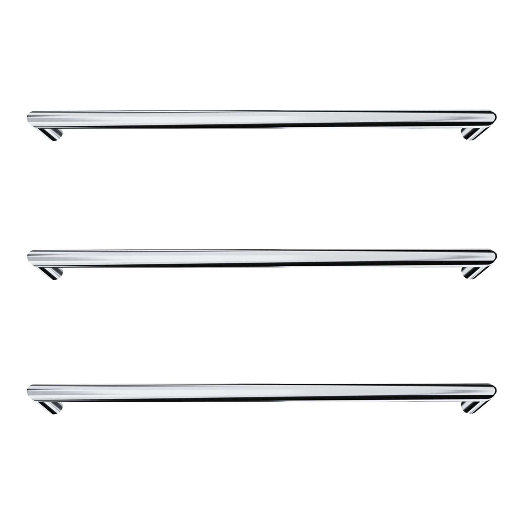 Toro Round Heated Towel Rail - 432mm gallery detail image