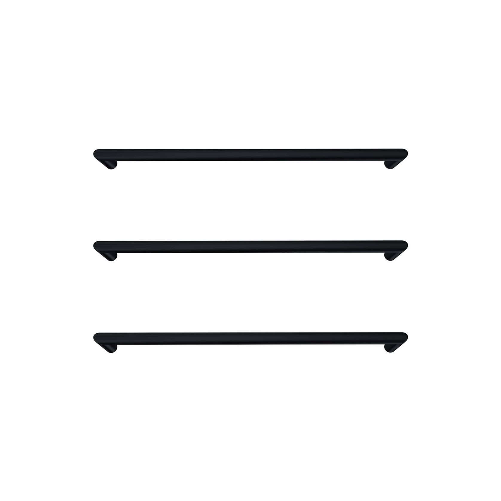 Toro Round Heated Towel Rail - 832mm gallery detail image