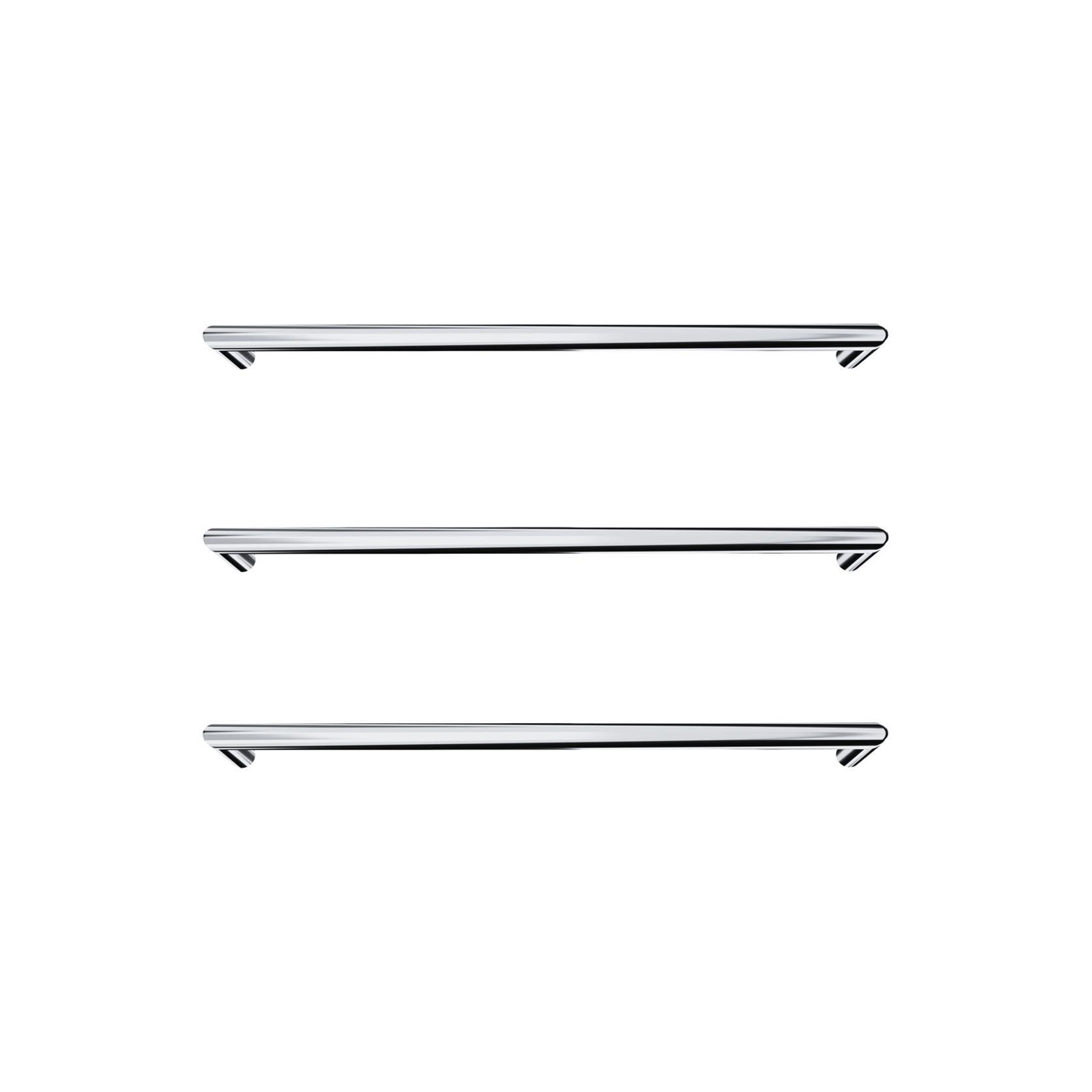 Toro Round Heated Towel Rail - 832mm gallery detail image