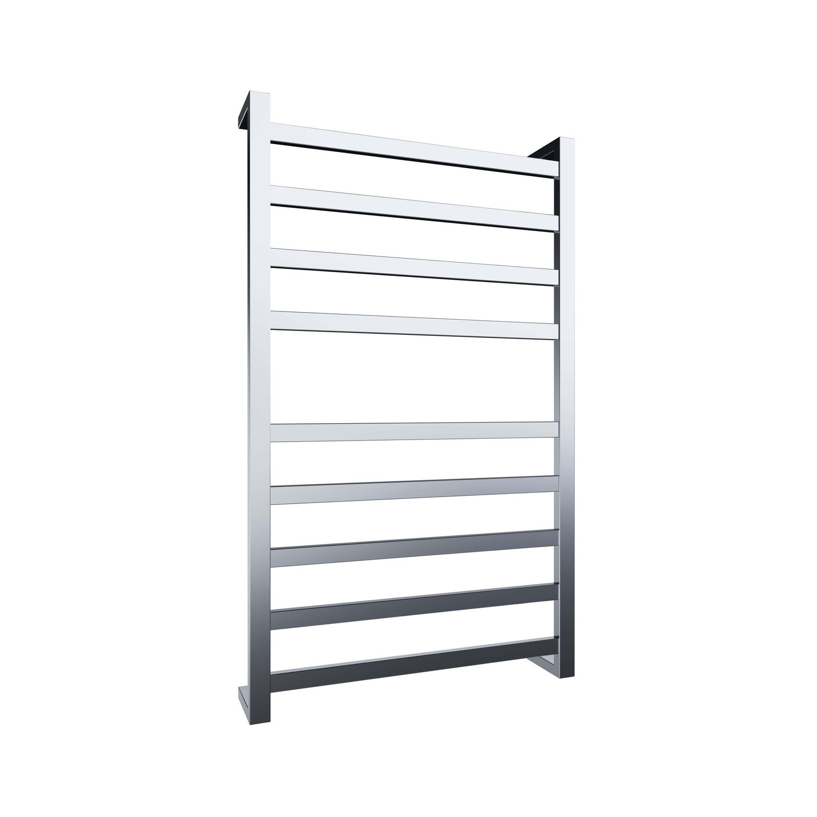 Tempo 9-Bar Heated Towel Rail Chrome 600mm gallery detail image