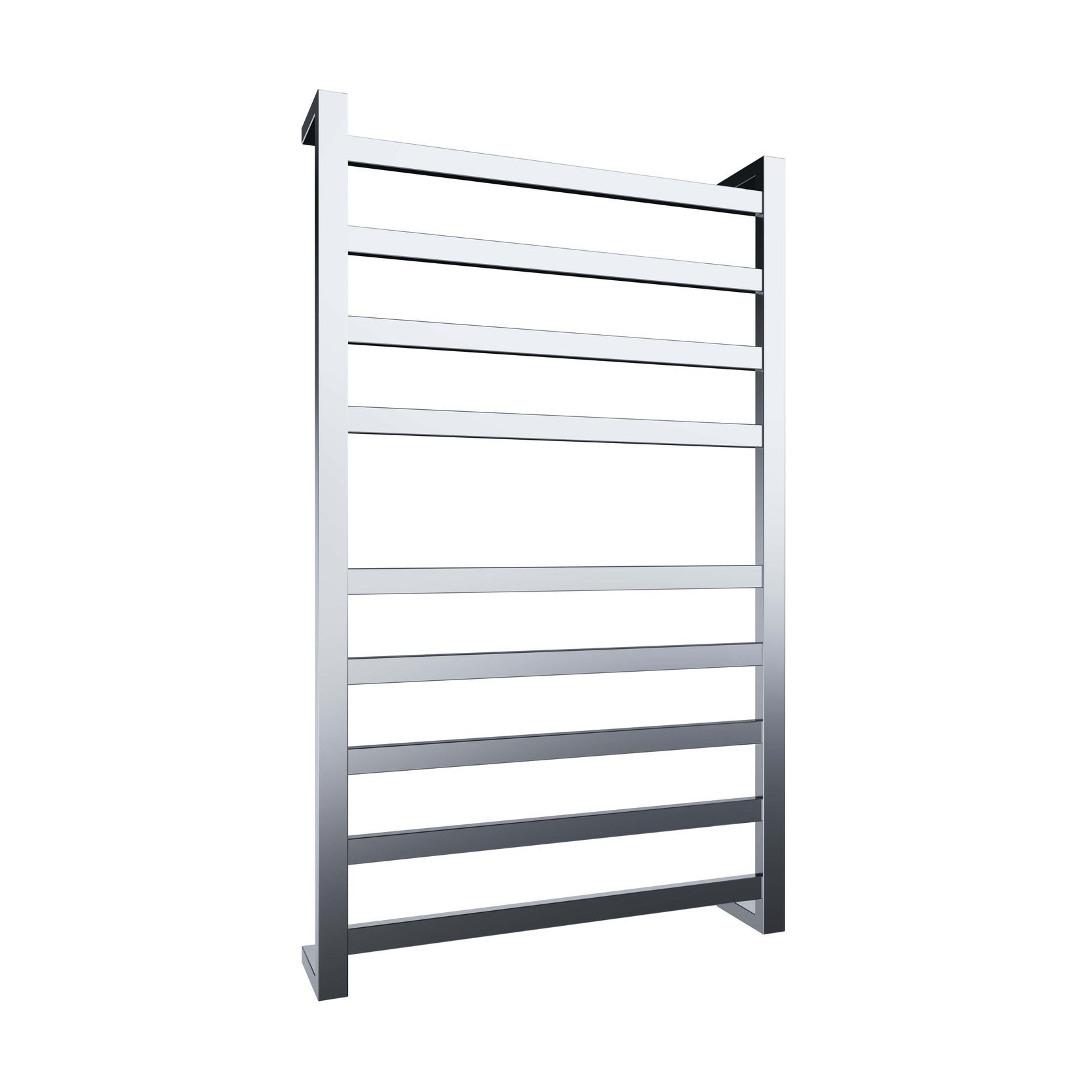 Tempo 9-Bar Heated Towel Rail Chrome 600mm gallery detail image
