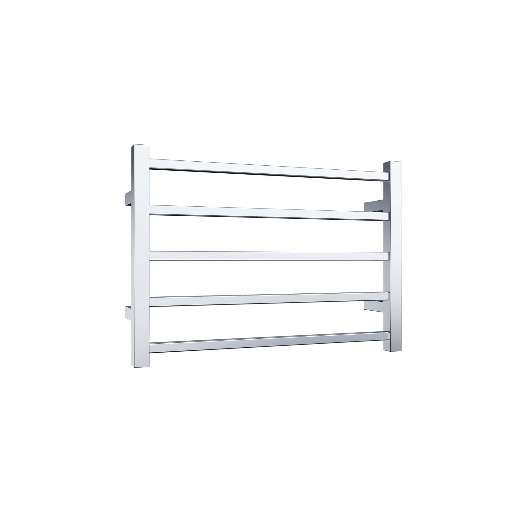 Quadro 5-Bar Heated Towel Rail - 600mm gallery detail image