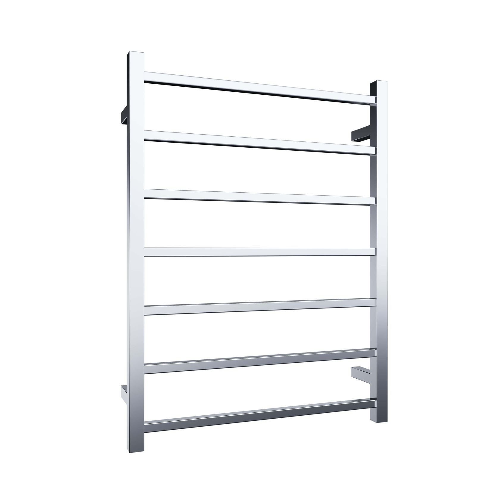 Quadro 7-Bar Heated Towel Rail - 600mm gallery detail image