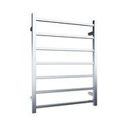 Quadro 7-Bar Heated Towel Rail - 600mm gallery detail image