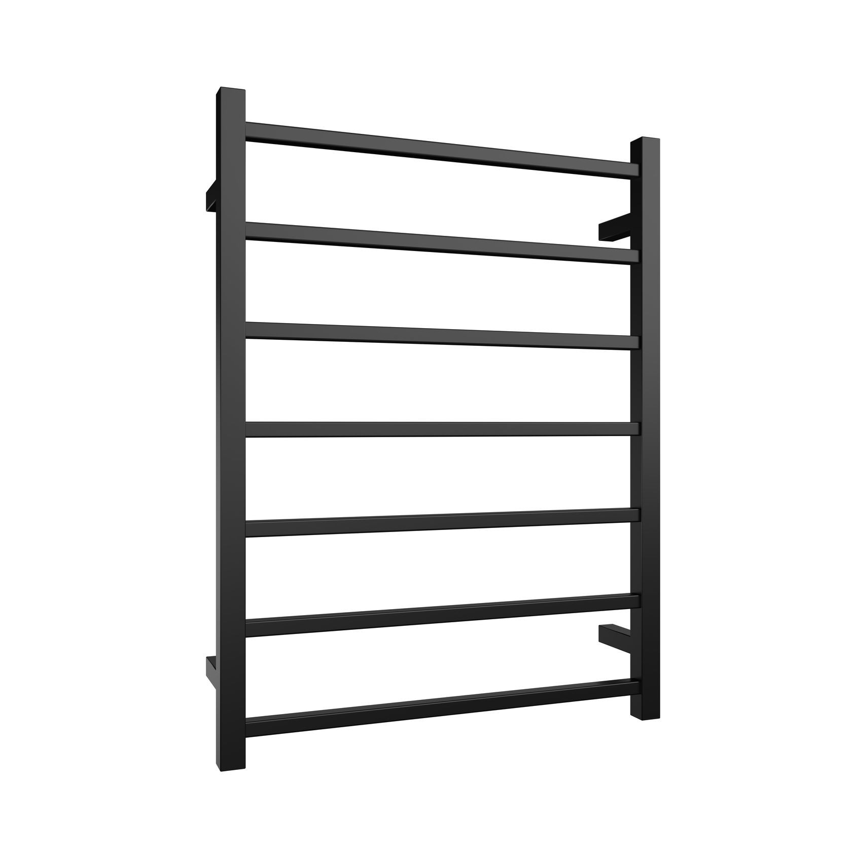 Quadro 7-Bar Heated Towel Rail - 600mm gallery detail image