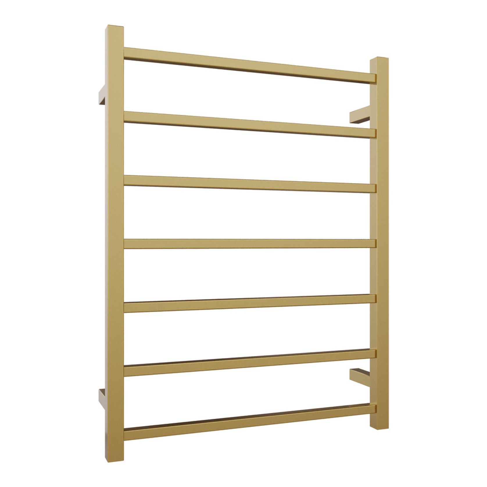 Quadro 7-Bar Heated Towel Rail - 600mm gallery detail image