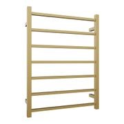 Quadro 7-Bar Heated Towel Rail - 600mm gallery detail image