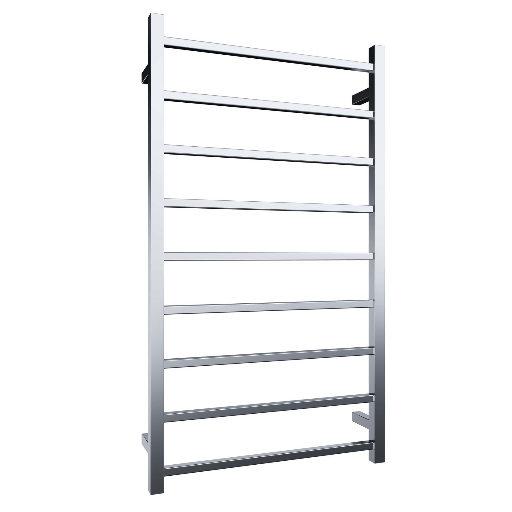 Quadro 9-Bar Heated Towel Rail Chrome 600mm gallery detail image