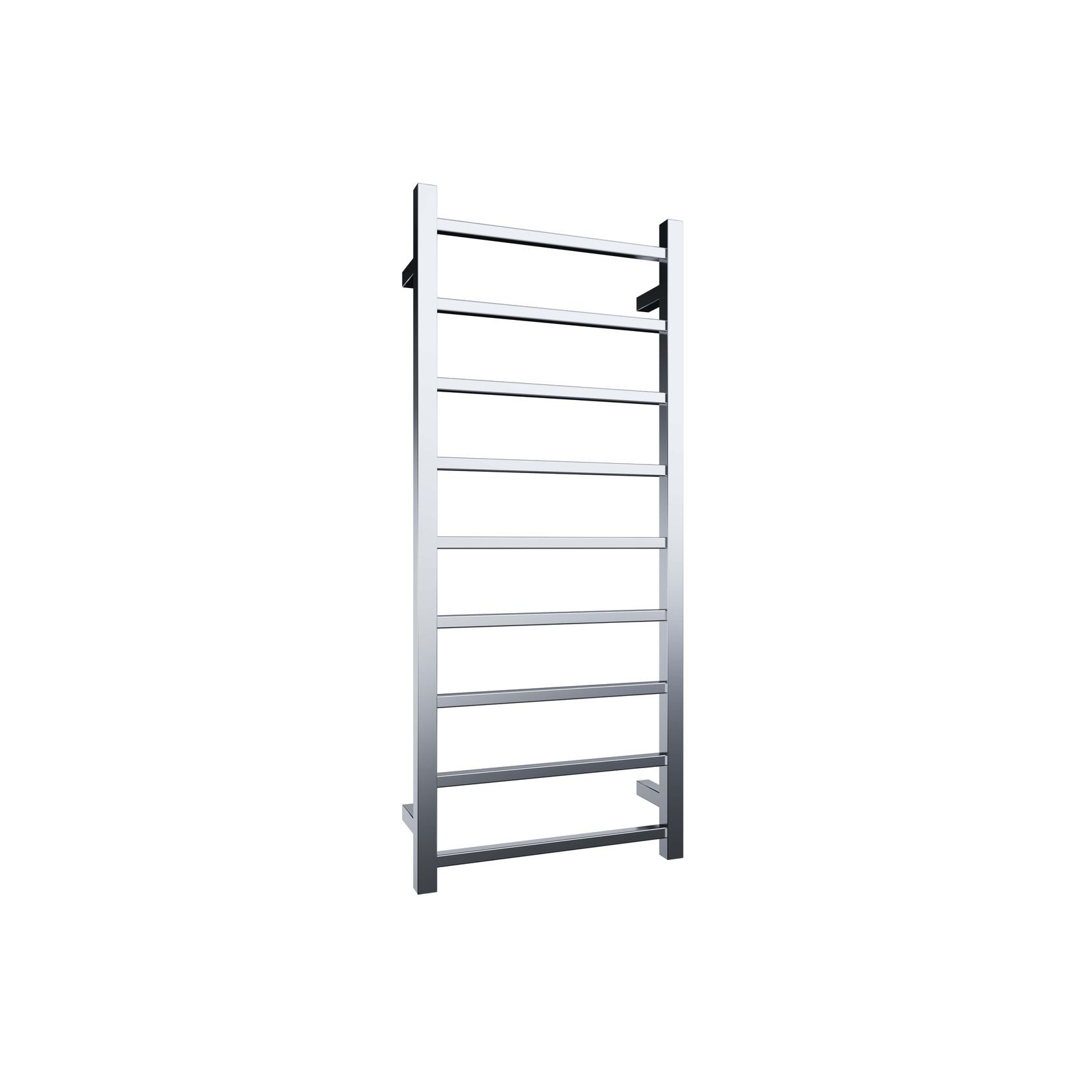 Quadro 9-Bar Heated Towel Rail Chrome 450mm gallery detail image