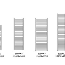 Tahiti Surf Electric Towel Rail gallery detail image