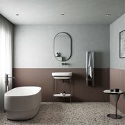 Loop Towel Warmer | Polished Pewter gallery detail image