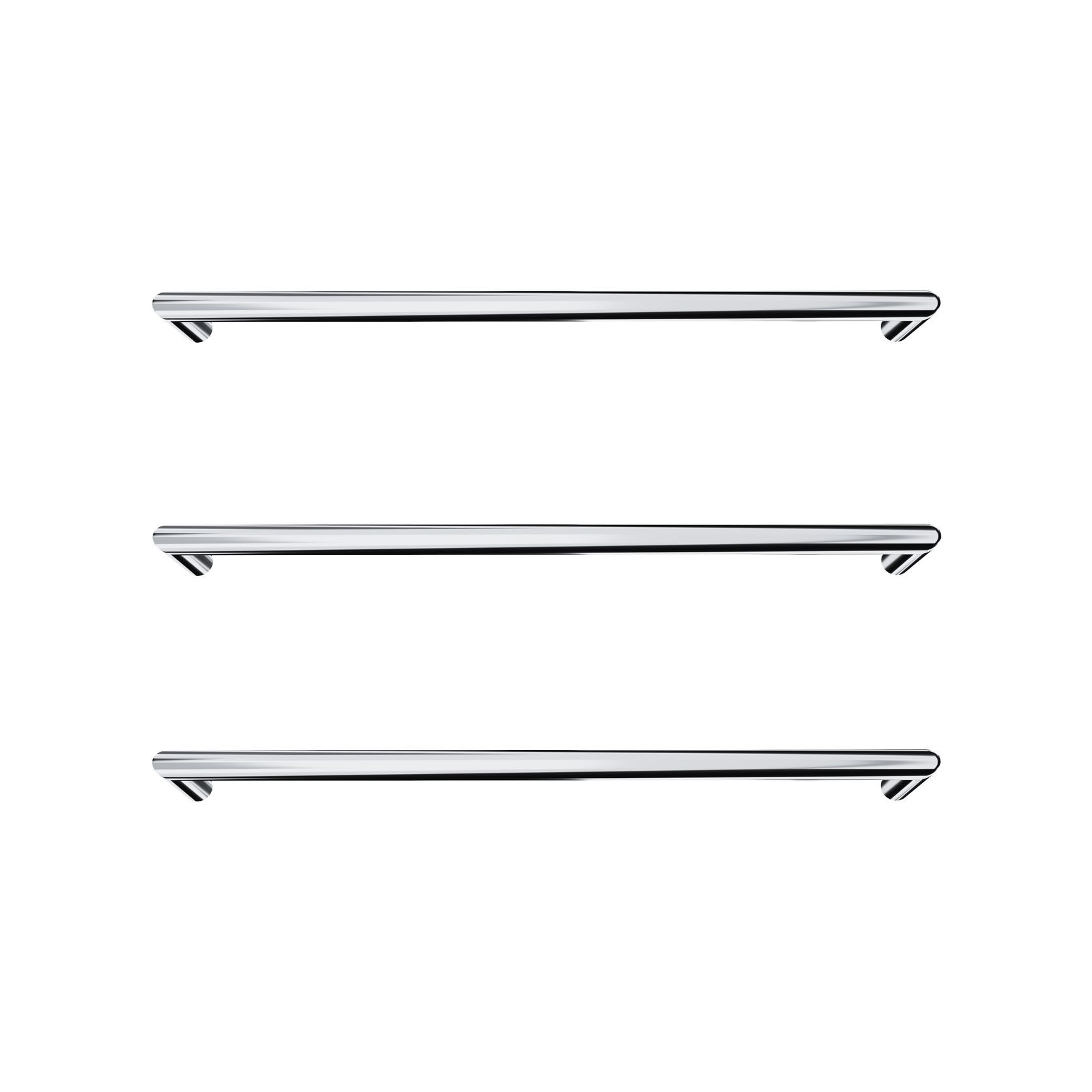 Toro Round Heated Towel Rail - 432mm gallery detail image