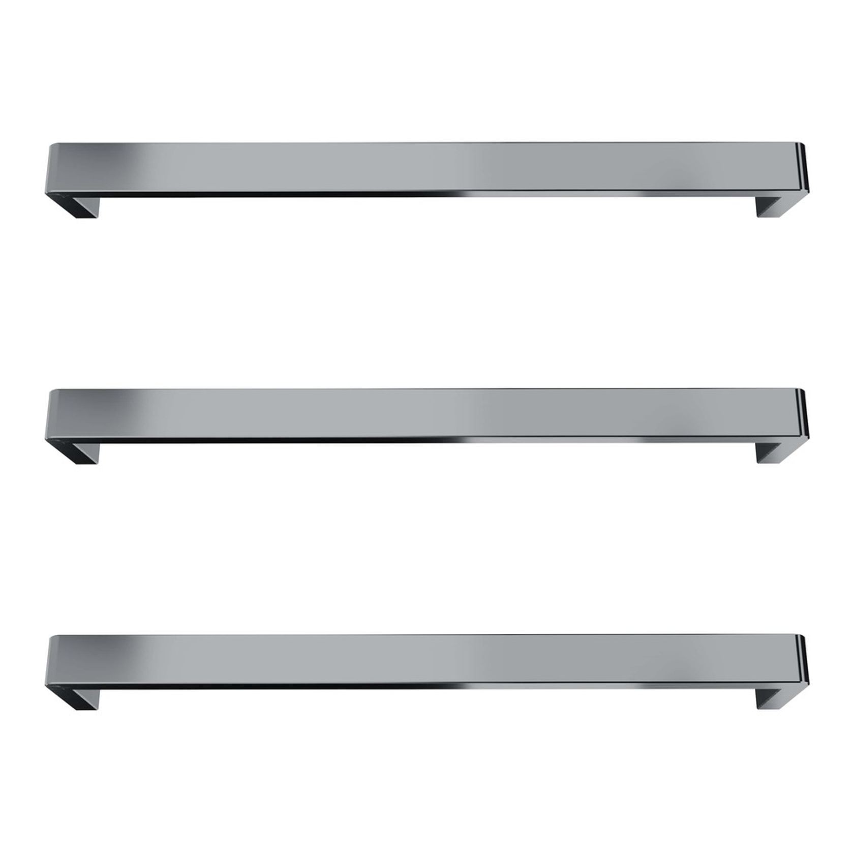 Vera Rounded Heated Towel Bar - 832mm gallery detail image
