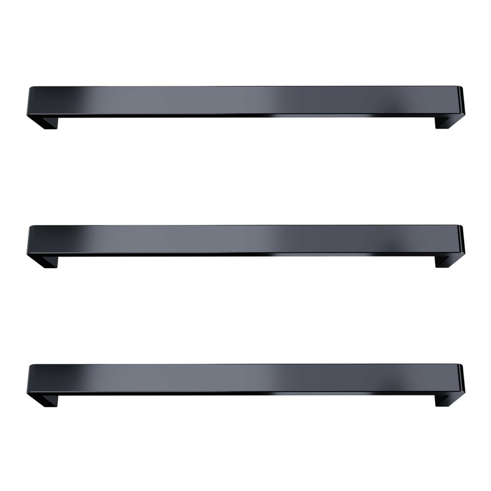 Vera Rounded Heated Towel Bar - 832mm gallery detail image