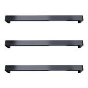 Vera Rounded Heated Towel Bar - 632mm gallery detail image