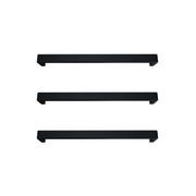 Vera Rounded Heated Towel Bar - 632mm gallery detail image