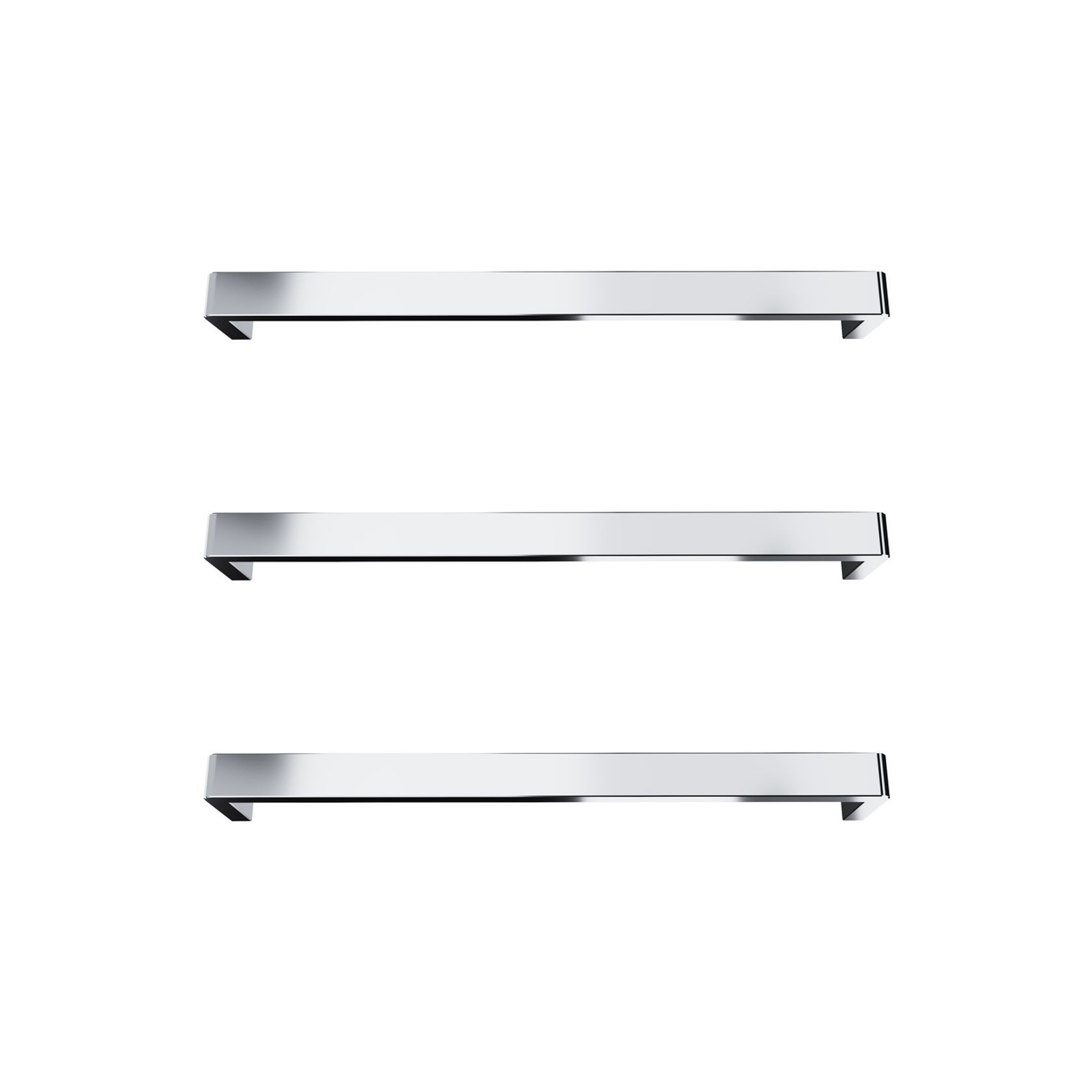 Vera Rounded Heated Towel Bar - 832mm gallery detail image