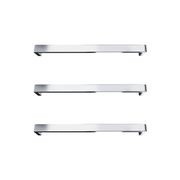 Vera Rounded Heated Towel Bar - 632mm gallery detail image