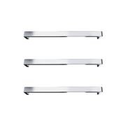 Vera Rounded Heated Towel Bar - 432mm gallery detail image