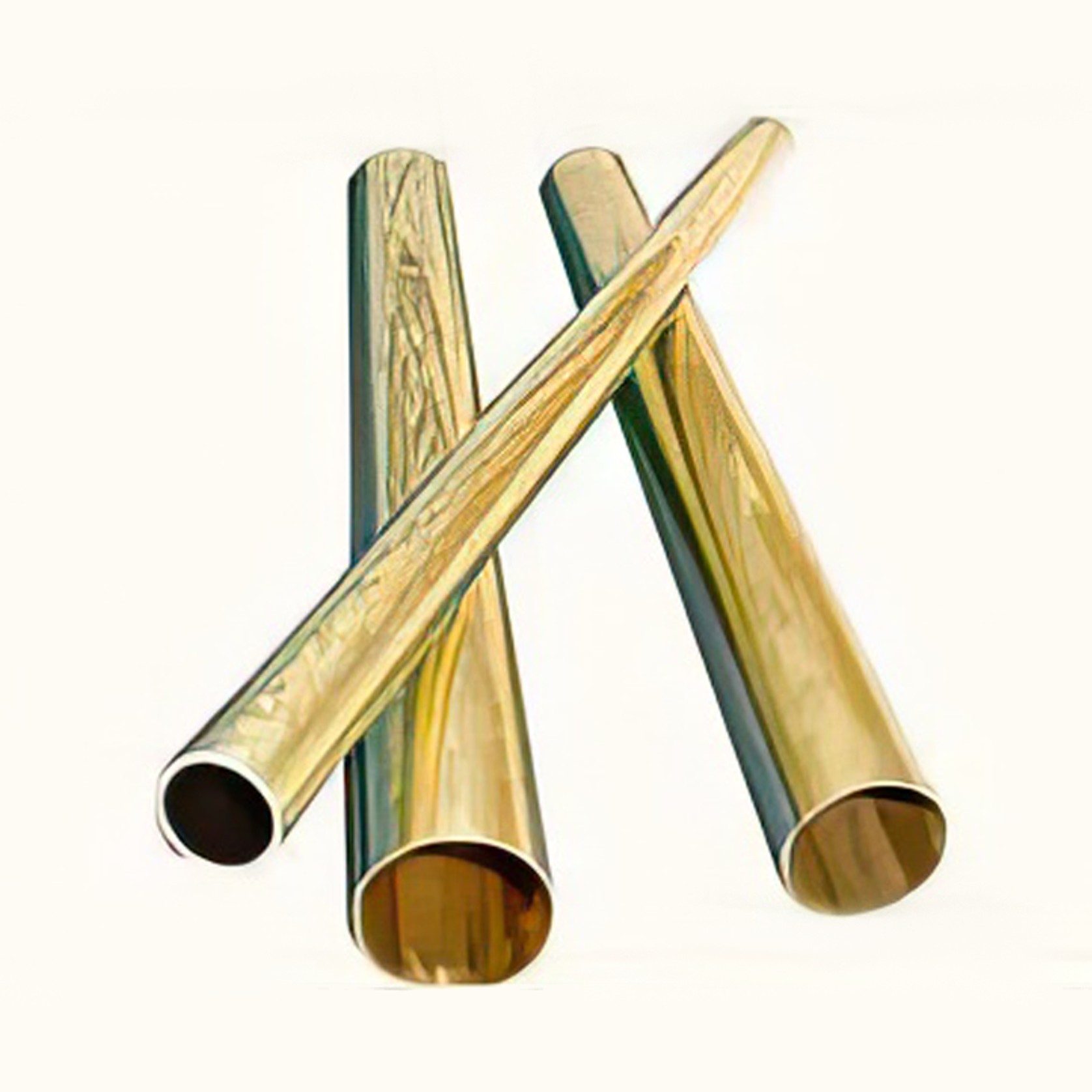 Brass Tube - 2"/ Dia 18 Gauge Polished gallery detail image