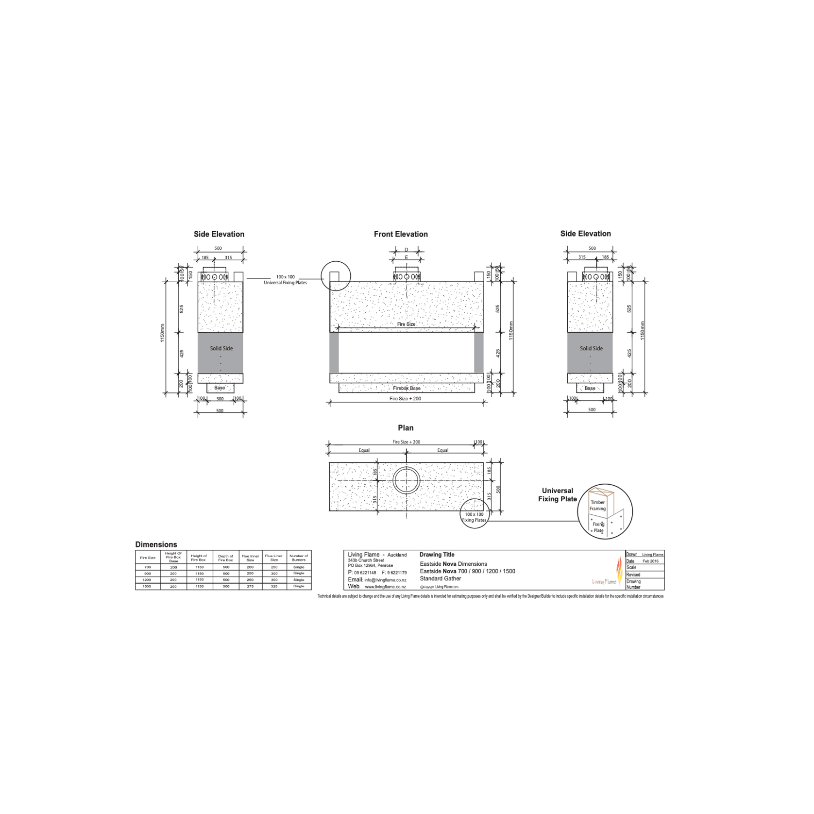 Eastside Quattro Fireplace gallery detail image